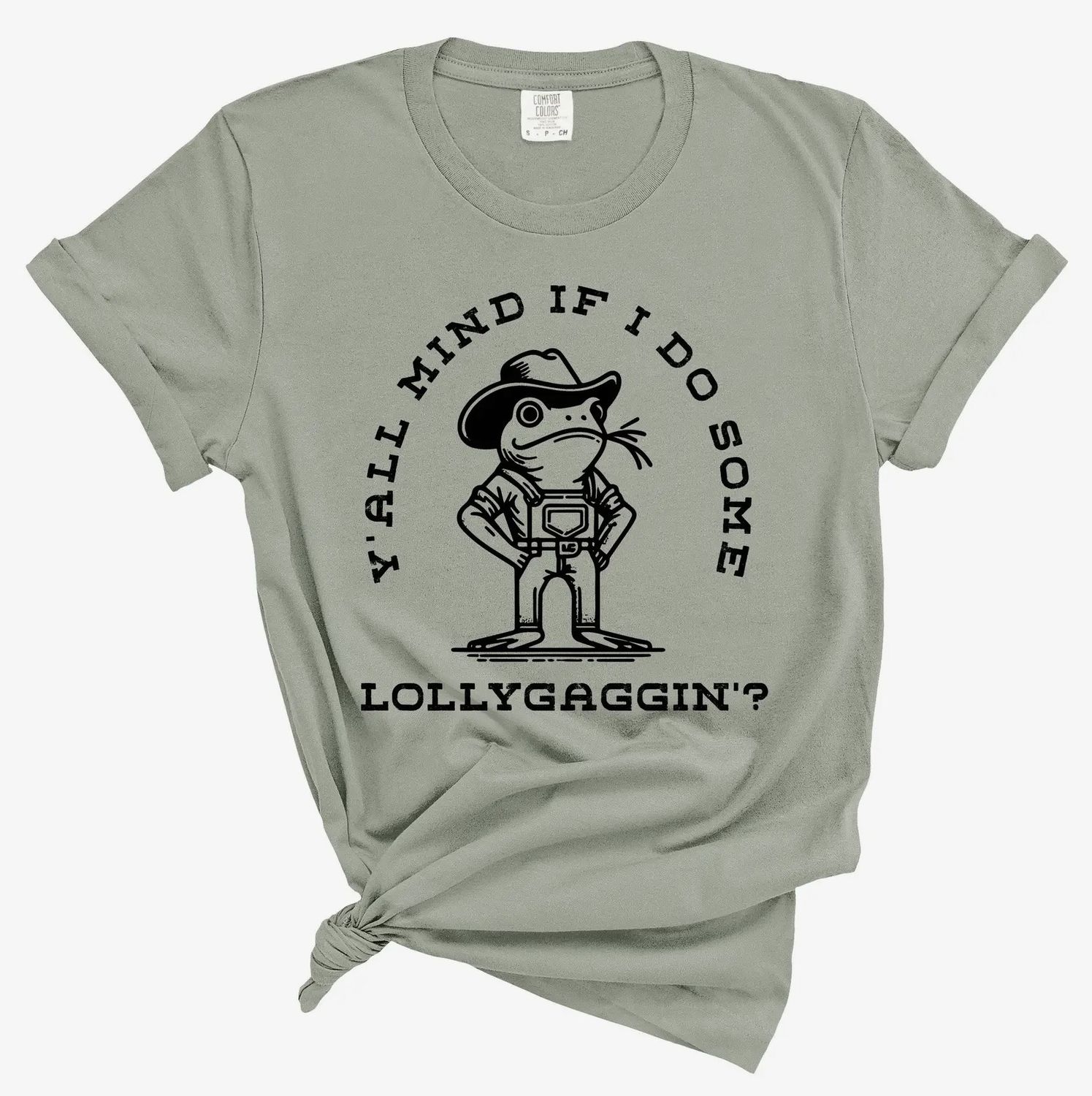 Lollygaggin’ Tee, Color: Sage, Size: Small