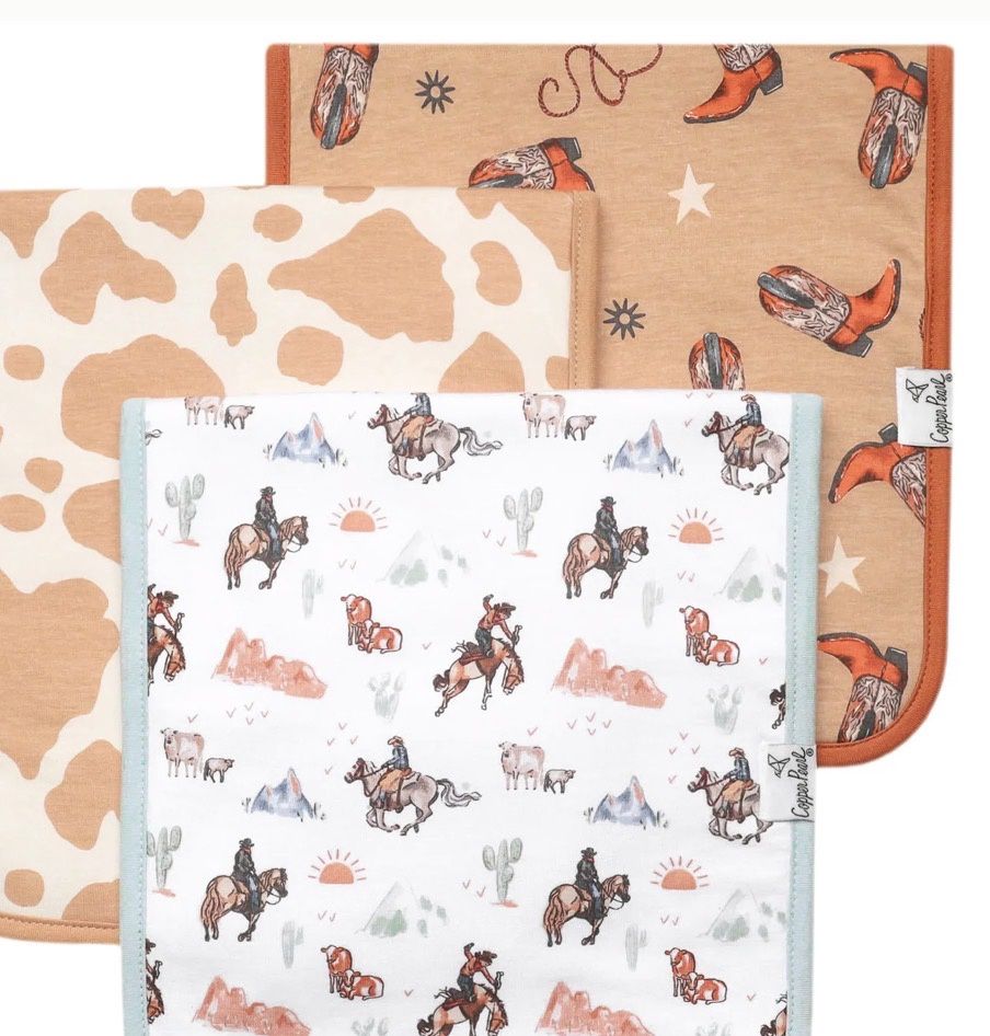 Burp Cloths - Boone