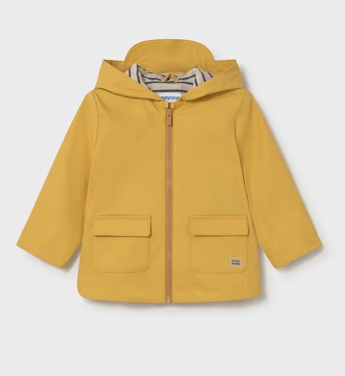 Lilo Rain Jacket - Peach, Color: Peach, Size: 6M