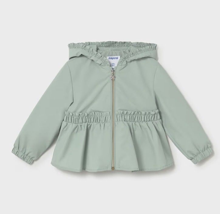 Clara Windbreaker - Sage, Color: Sage, Size: 2T