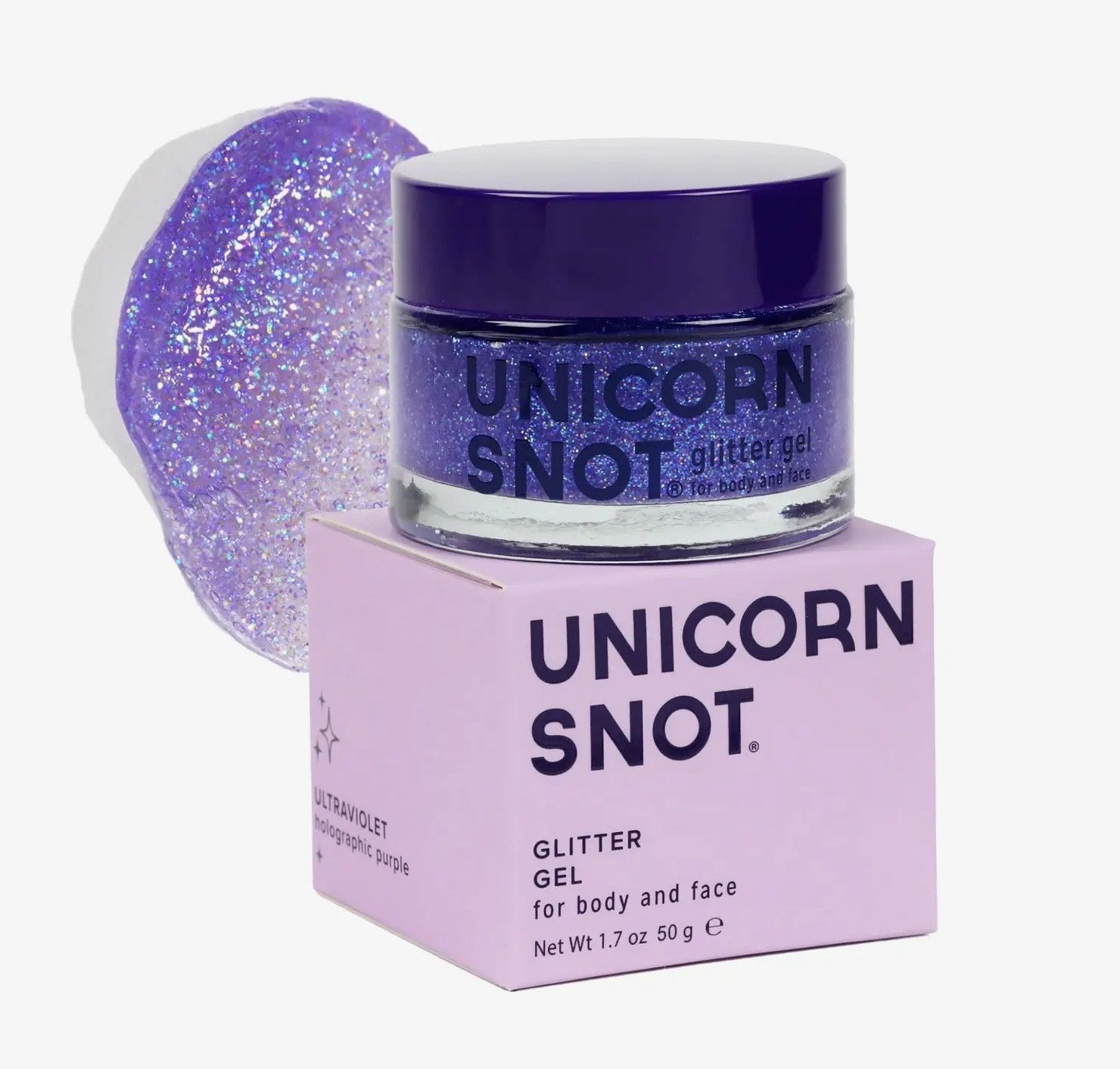 Glitter Gel - Ultraviolet, Color: Ultraviolet