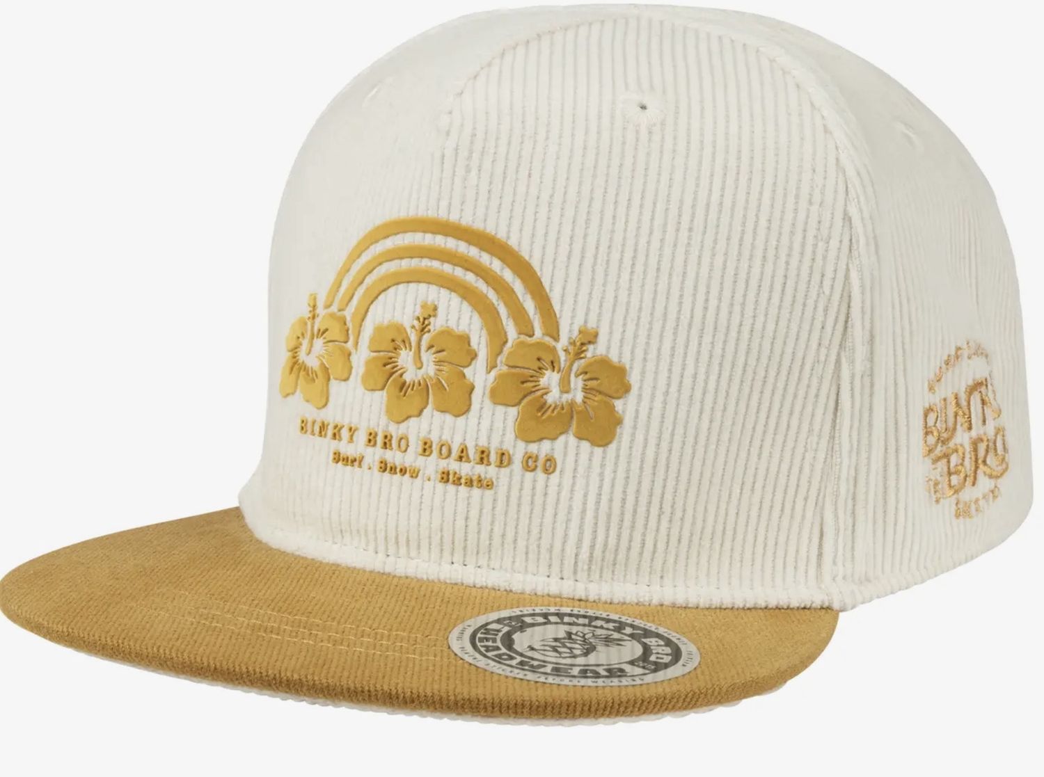 Hibiscus Cap, Color: Cream, Size: 4-12M