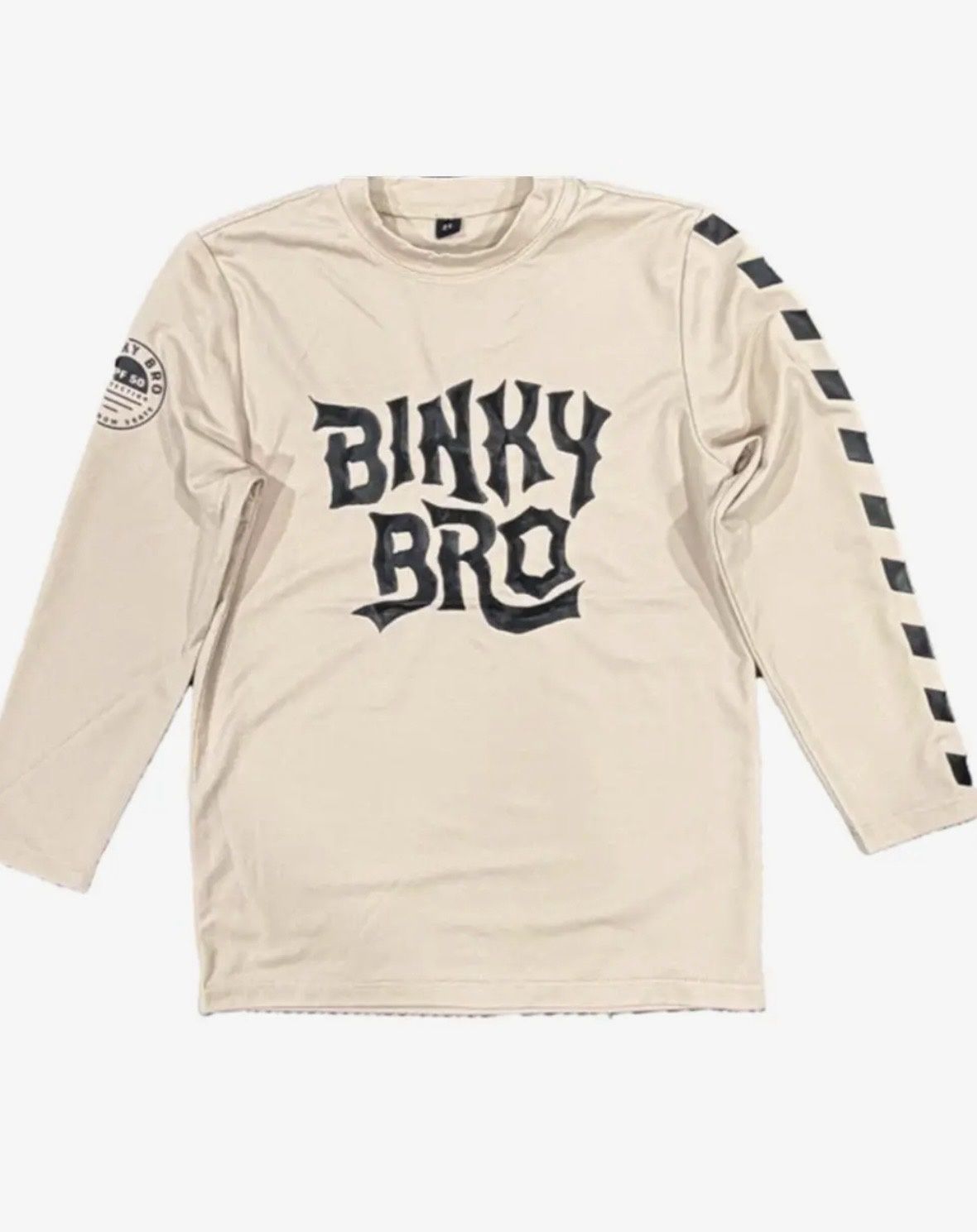 Binky Bro Rashguard - Khaki, Color: Khaki, Size: 6-12M