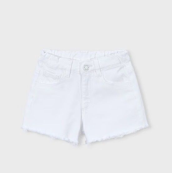 Hailey White Denim Shorts, Color: White Denim, Size: 2