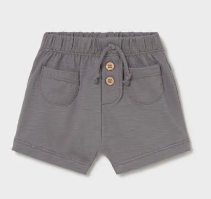 Braxton Shorts - Grey, Color: Grey, Size: 0-1mo