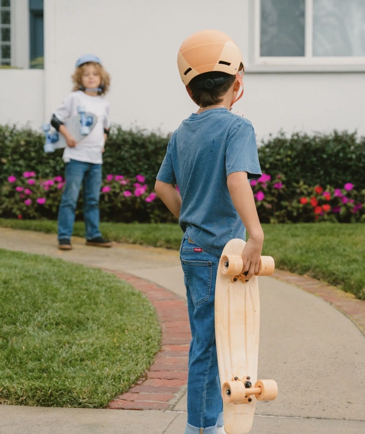 Cruiser Skateboard - Grapefruit Marble