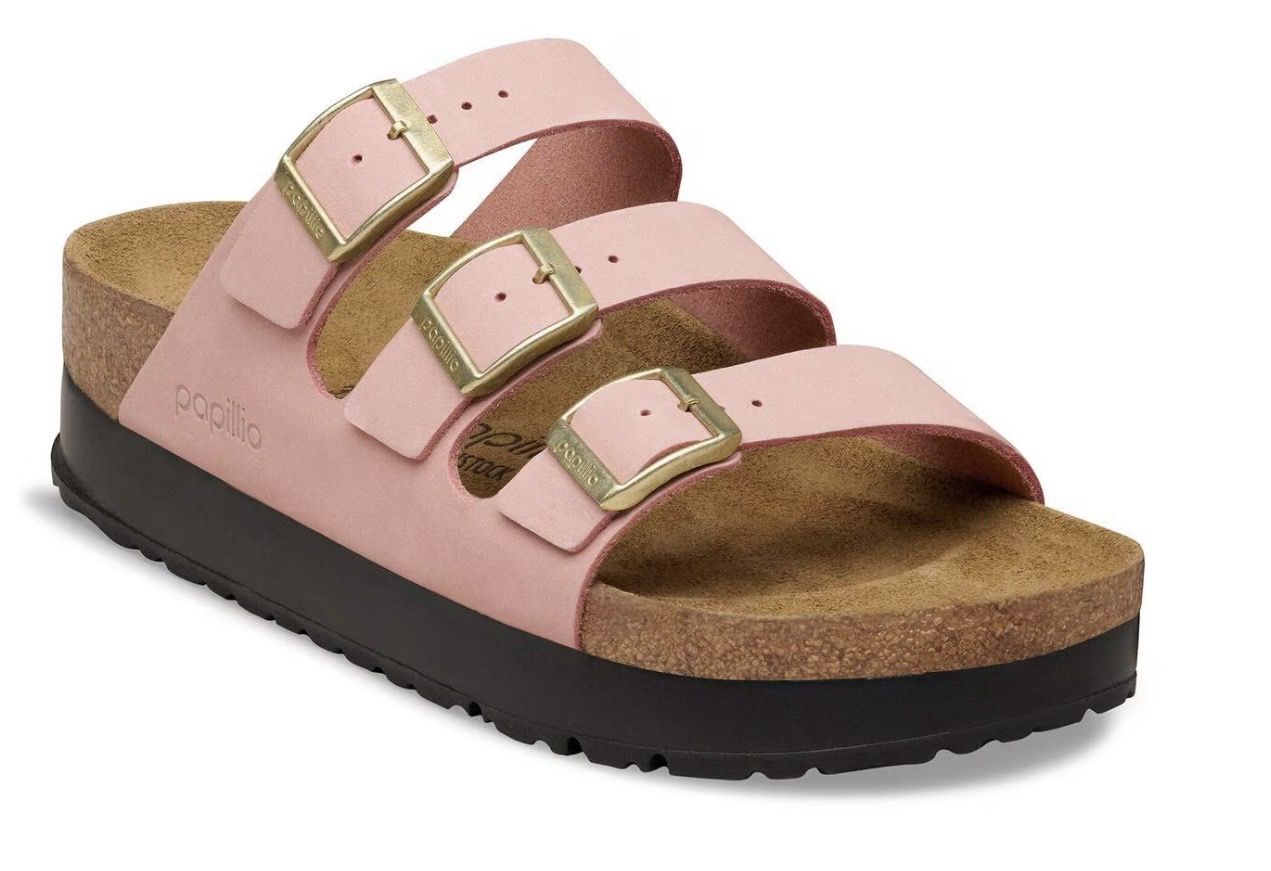 Florida III Pap Flex Platform - Pink Clay, Color: Pink Clay, Size: EU37(US 6/6.5) Narrow