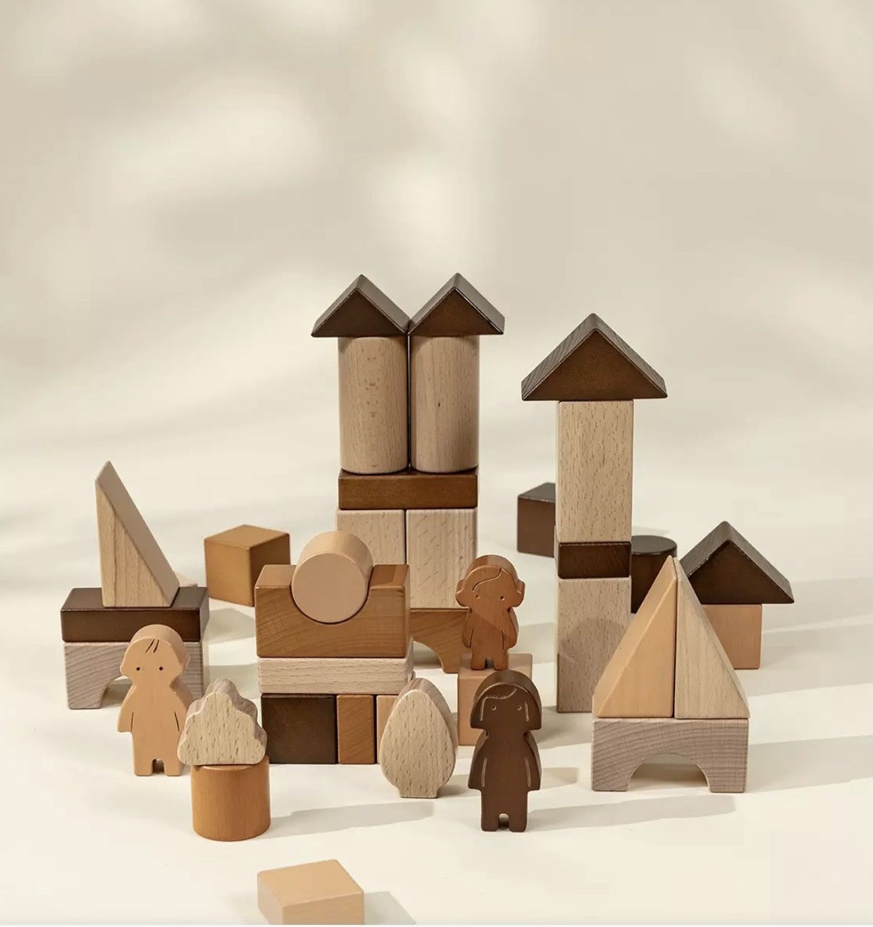 Premium Wooden Construction Blocks  (56pc)