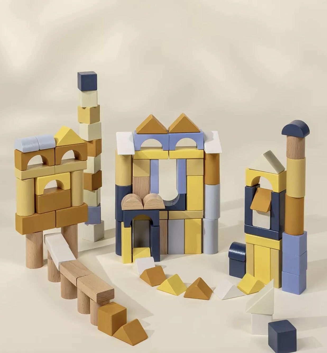 Wooden Construction Blocks (100pcs)