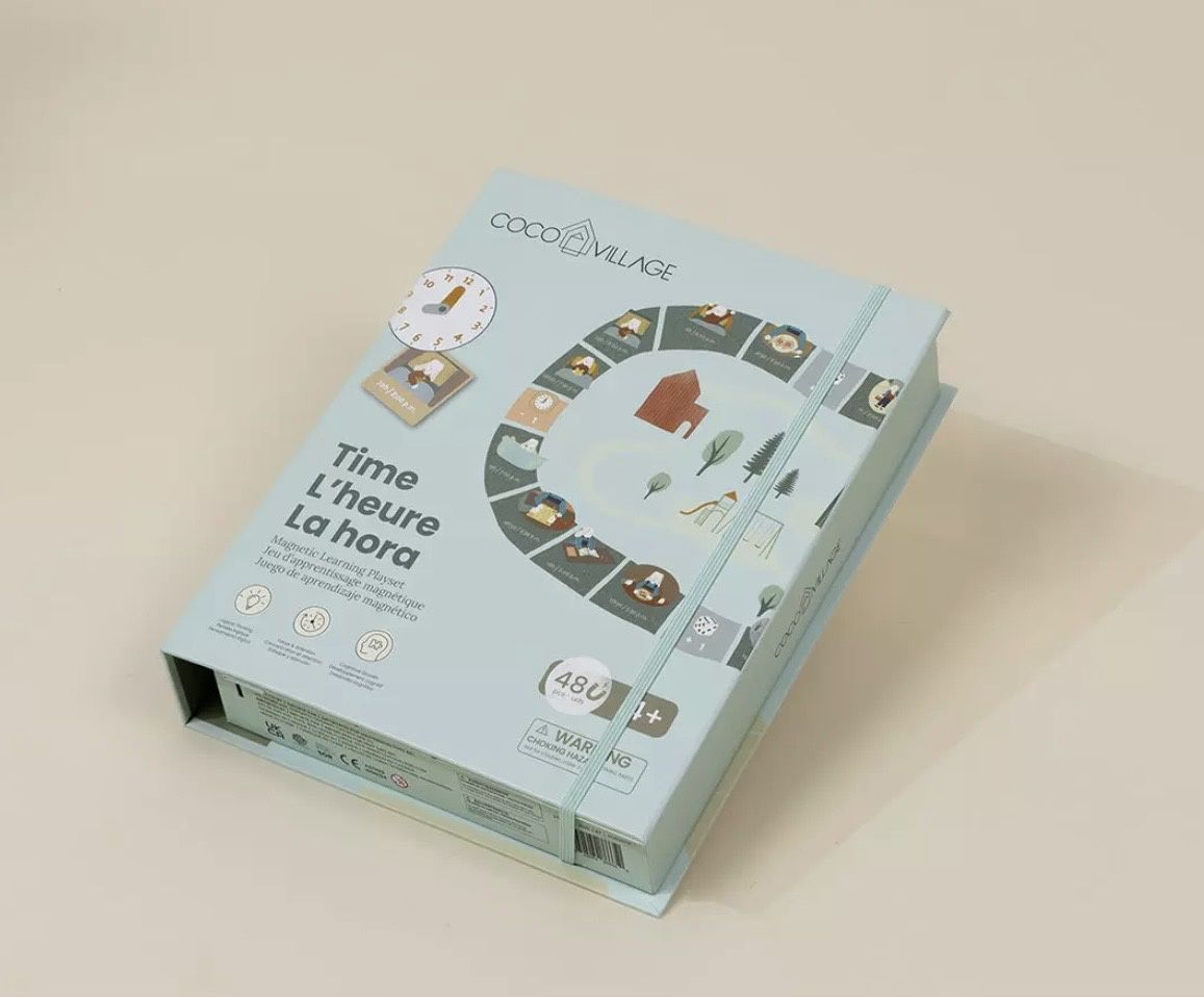 Magnetic Learning Playset - Time