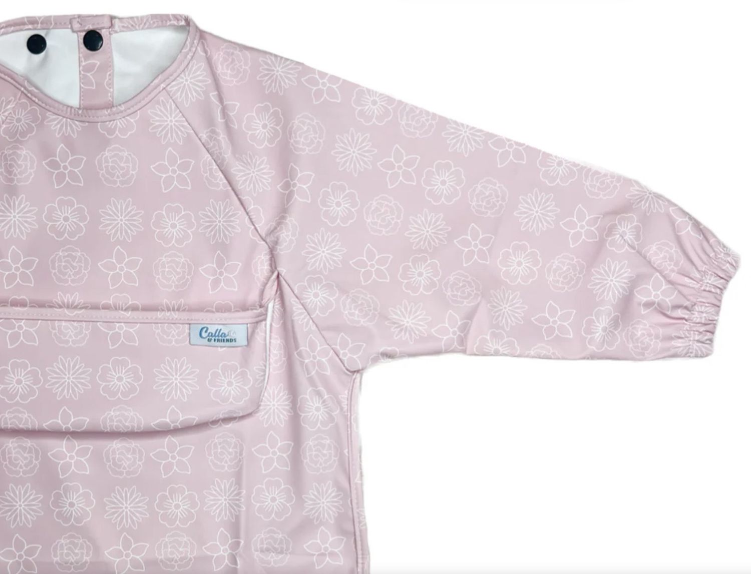 Dinner Time Bib Blossom - Petal Pink, Size: 6-36M