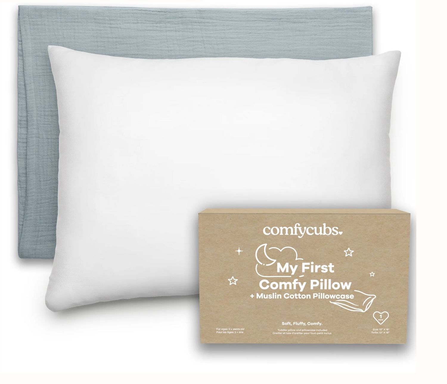 Toddler Pillow - Pacific Blue