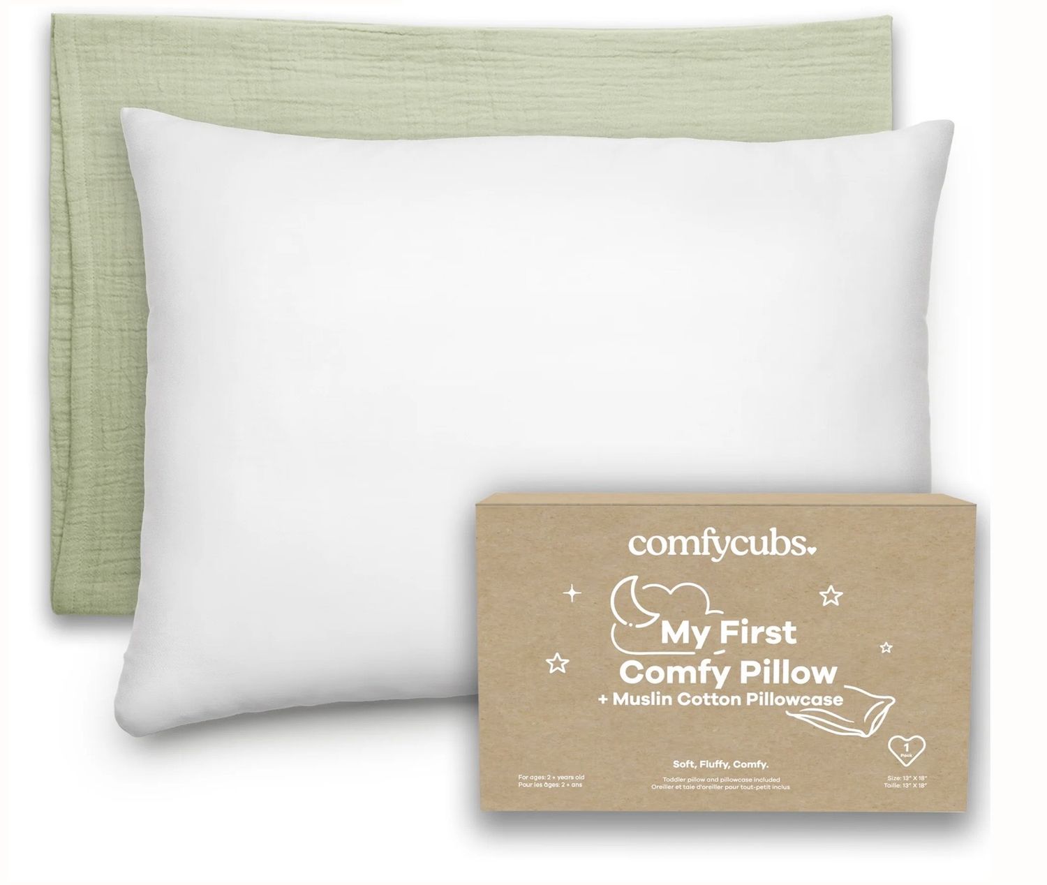 Toddler Pillow - Sage