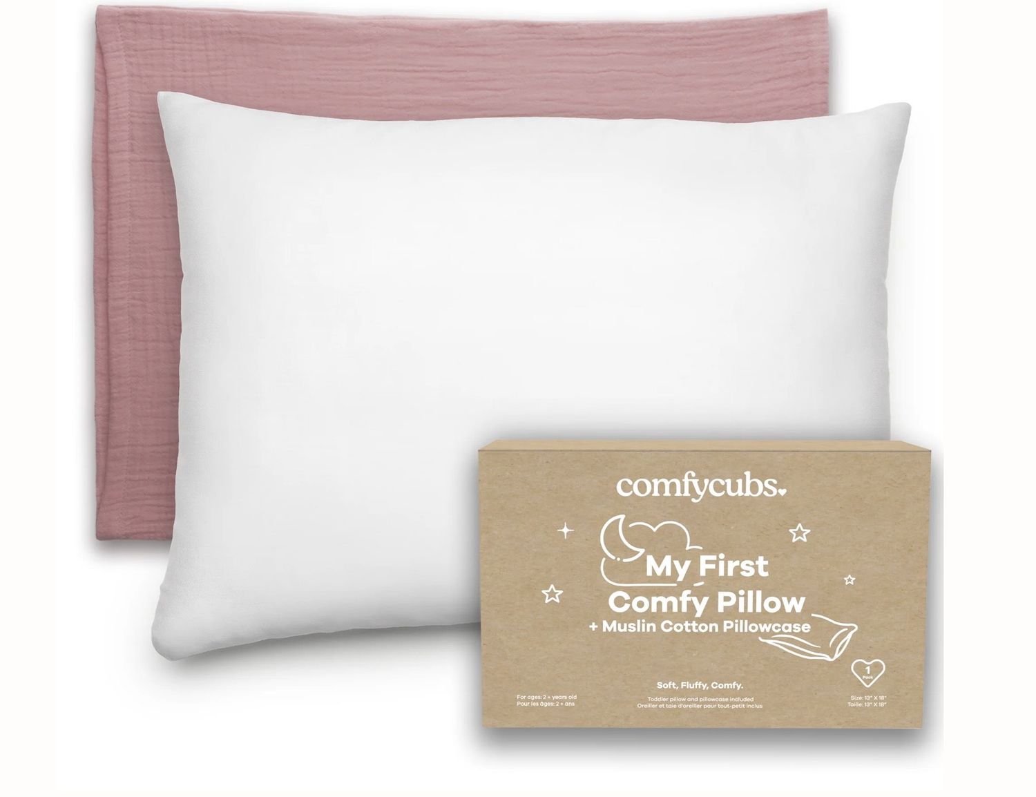Toddler Pillow - Mauve