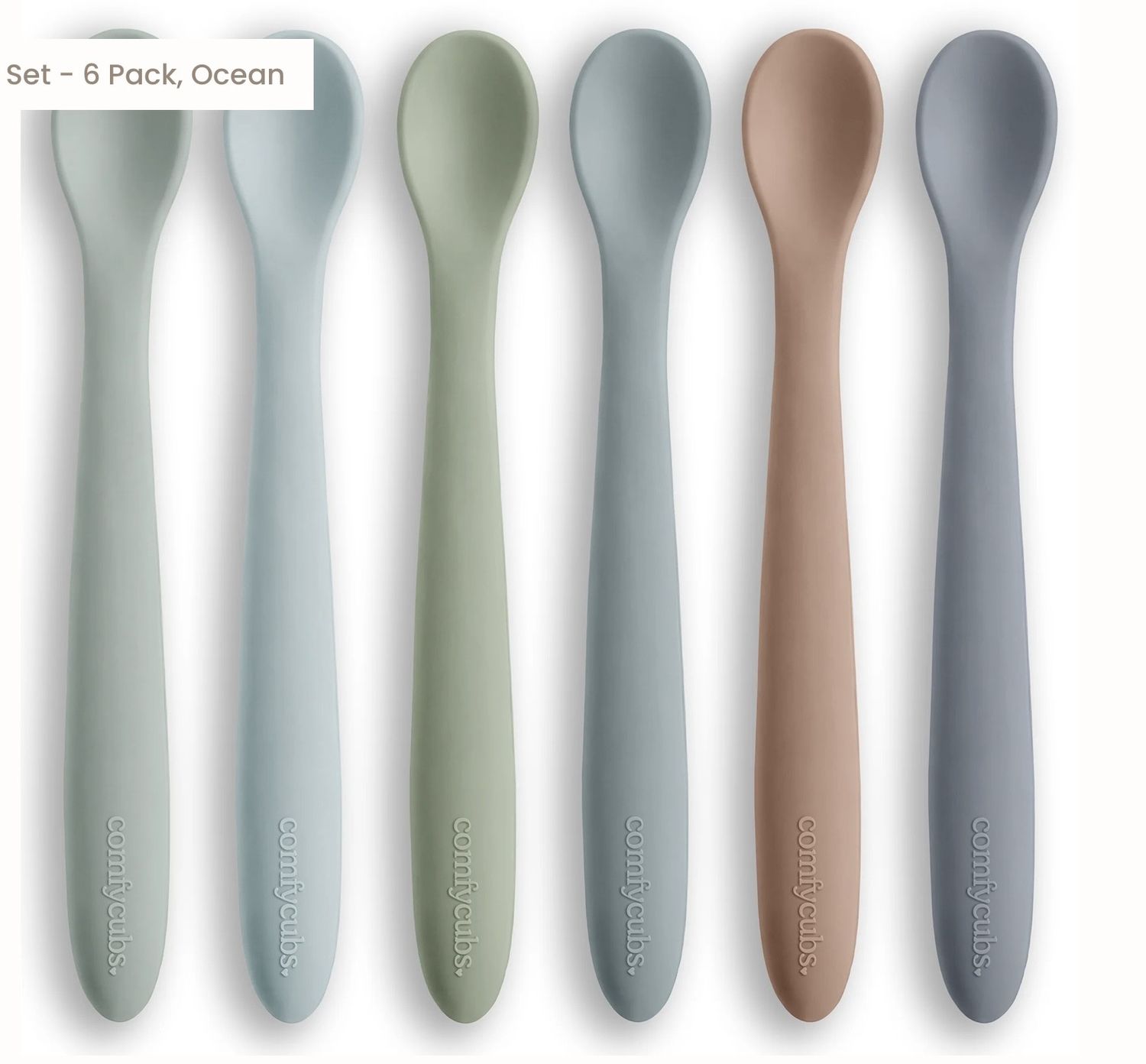 Silicone Baby Spoon - Ocean