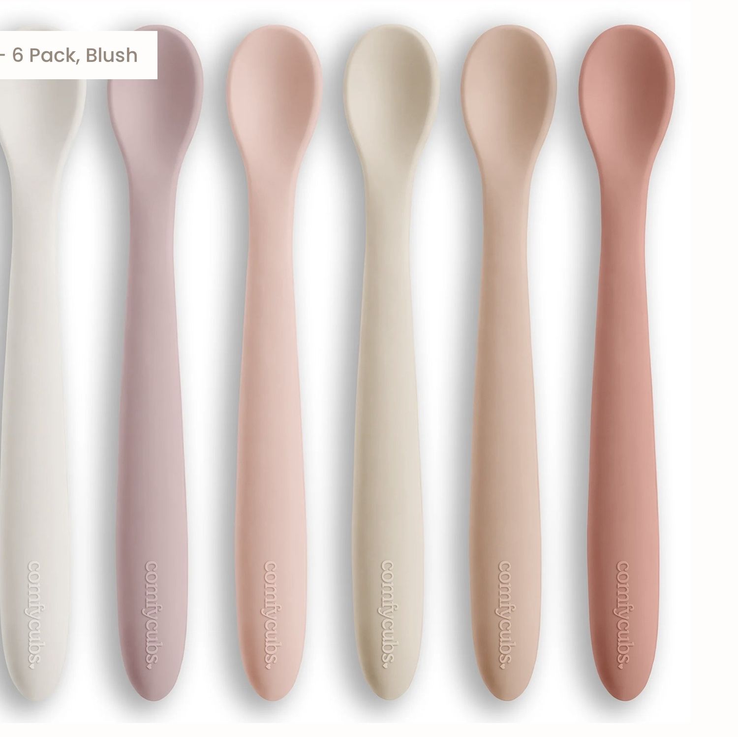 Silicone Baby Spoon - Blush