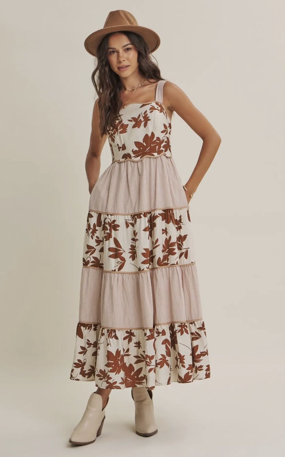 Dreamy Floral Midi Dress