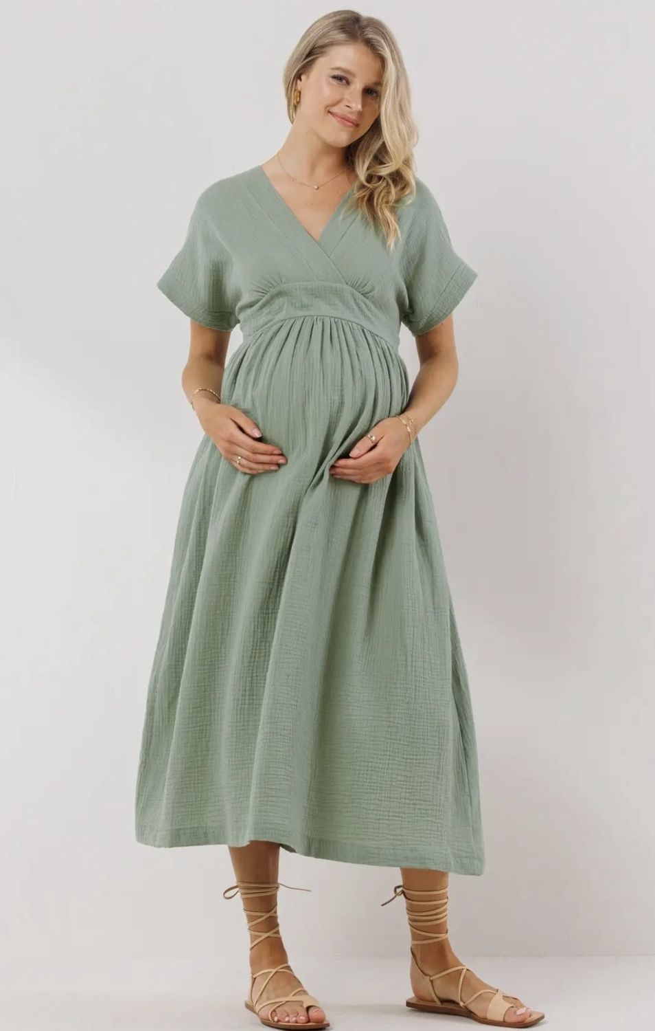 Donna Cotton Midi Dress