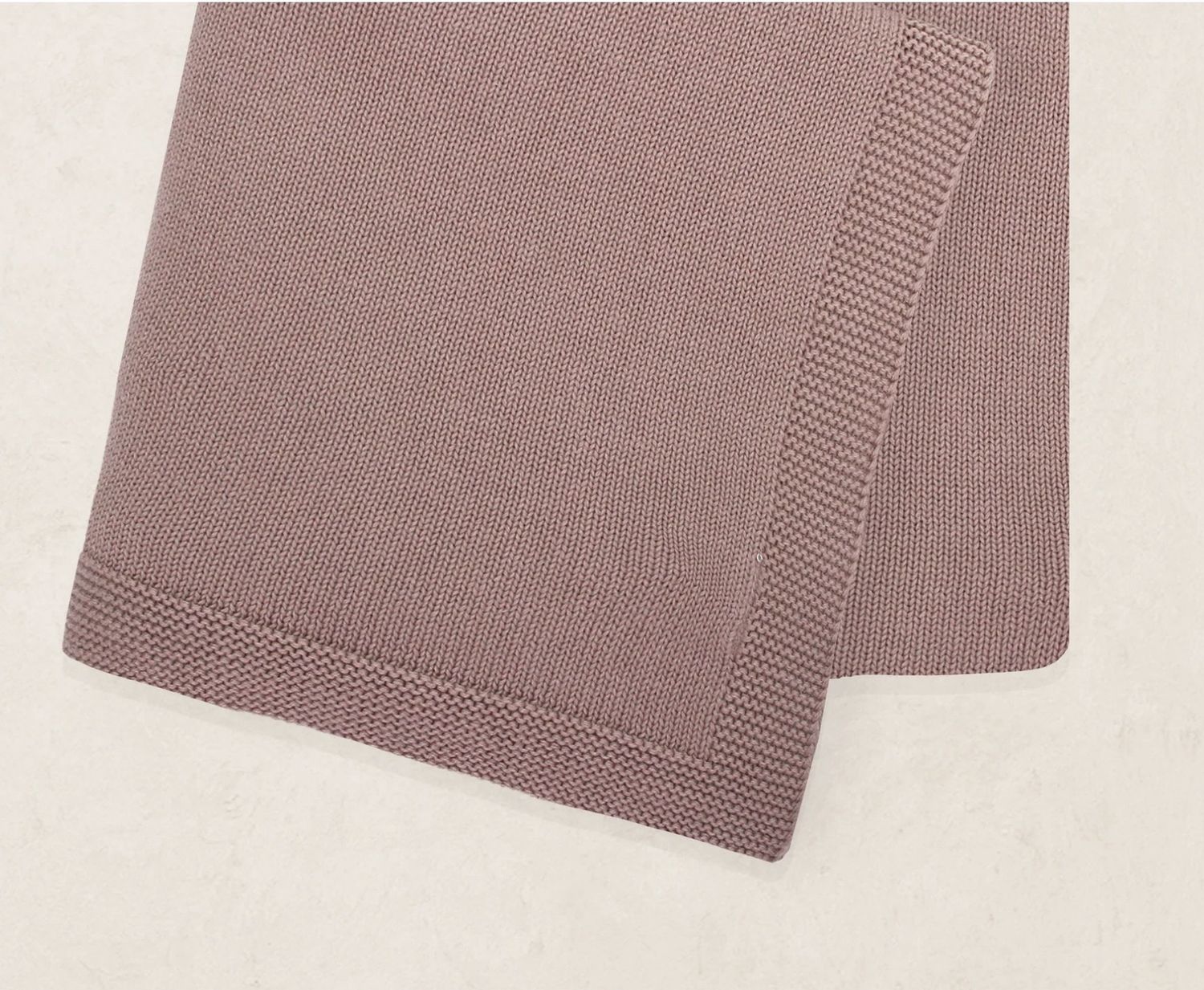 Knit Blanket - Mauve