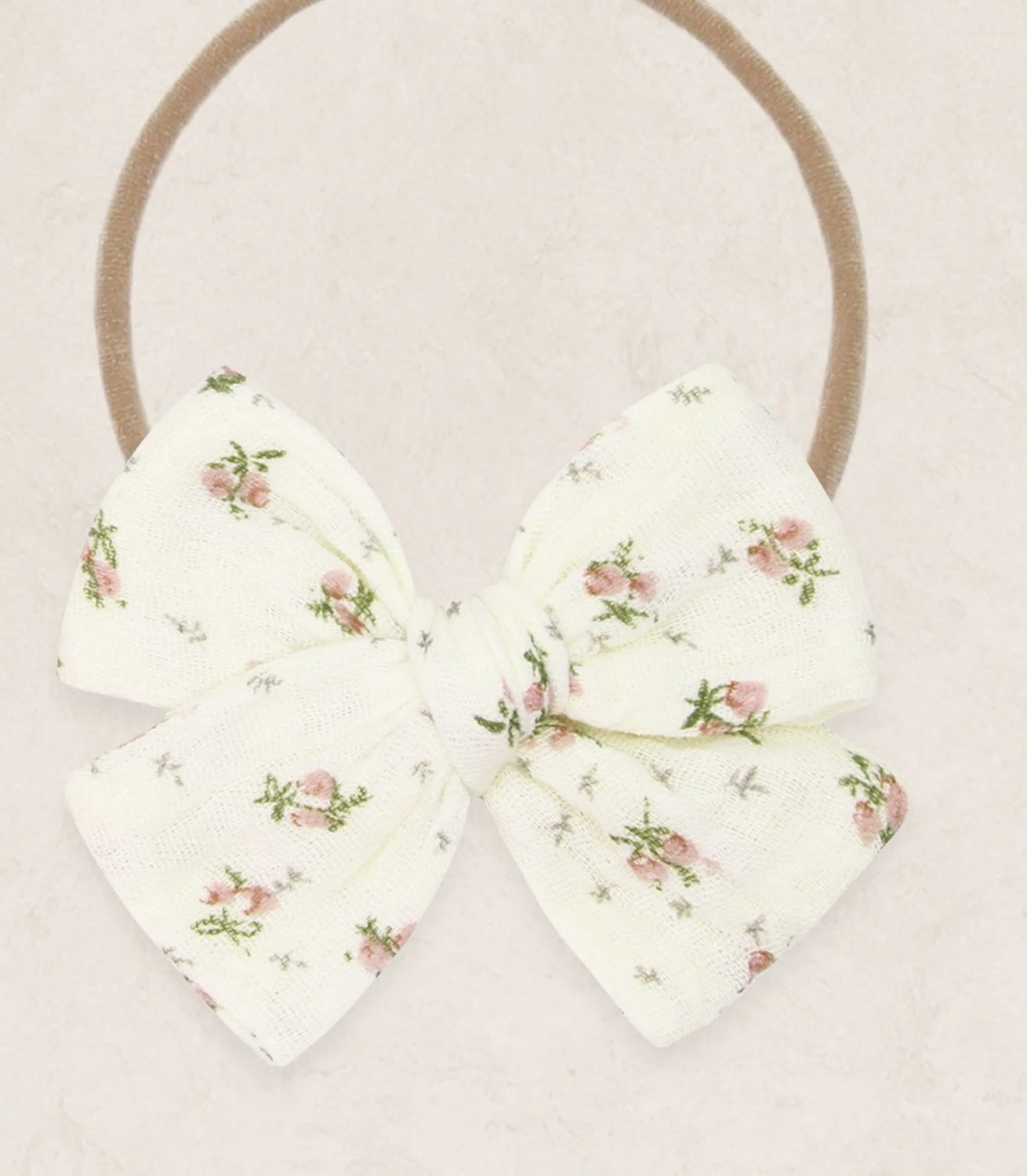 Adventure Bow Headband - Rose Floral