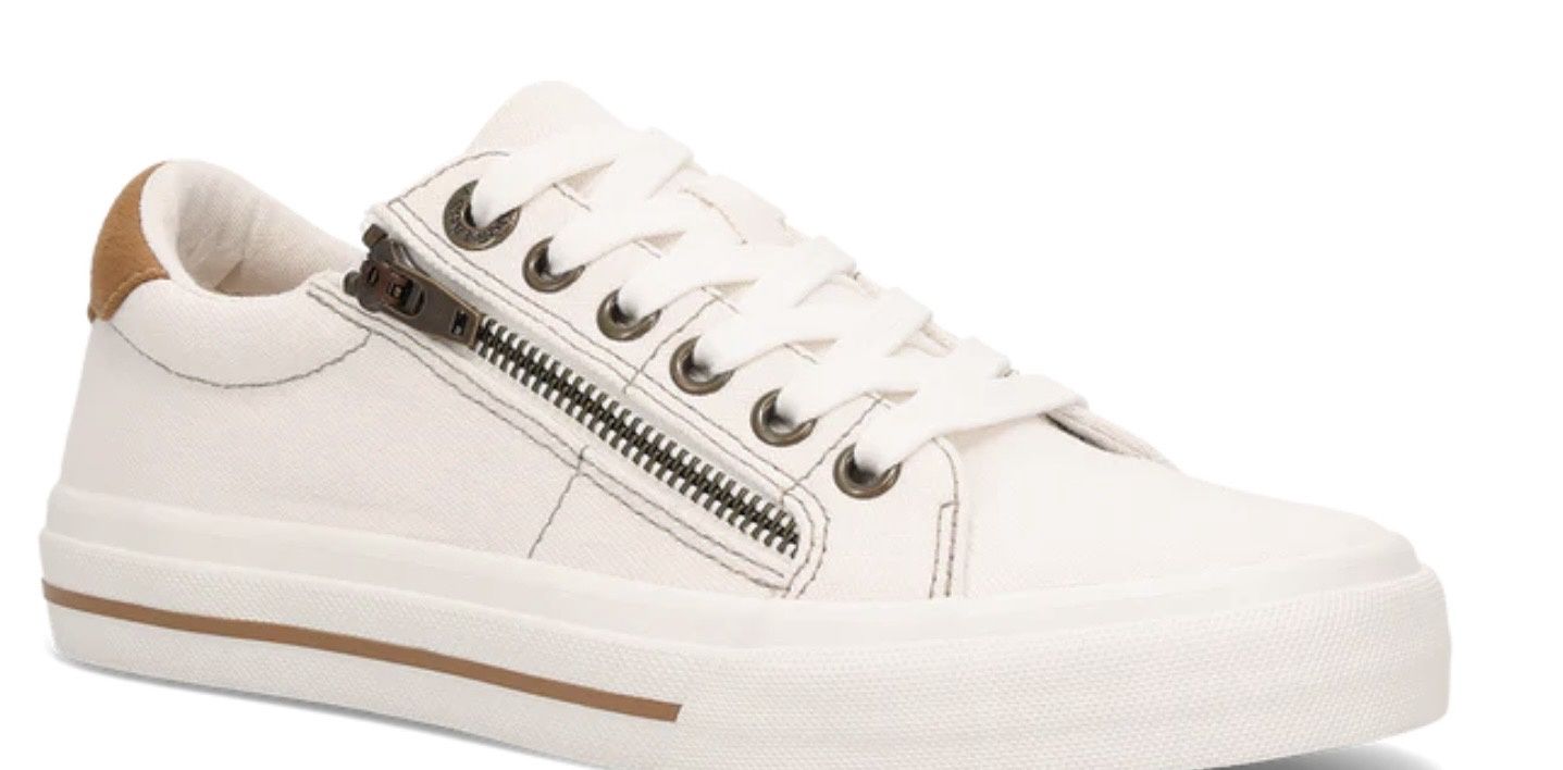 Z Soul - White/Golden Tan, Color: White/Golden Tan, Size: Size 6