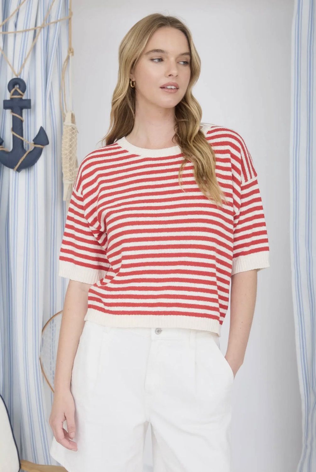 Flora Striped Sweater