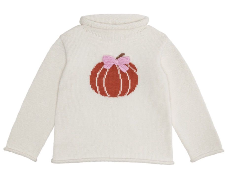 Pumpkin Rollneck Sweater, Size: S (12-18M)