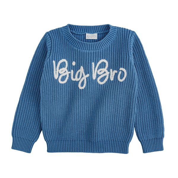 Big Bro Sweater, Saying: Big Bro, Size: Medium (2-3T)