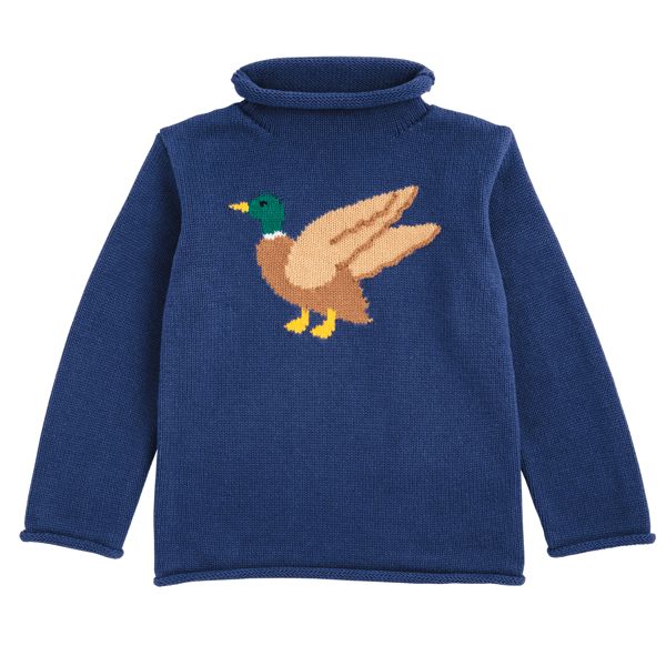 Duck Rollneck Sweater, Size: Small (12-18 Months)