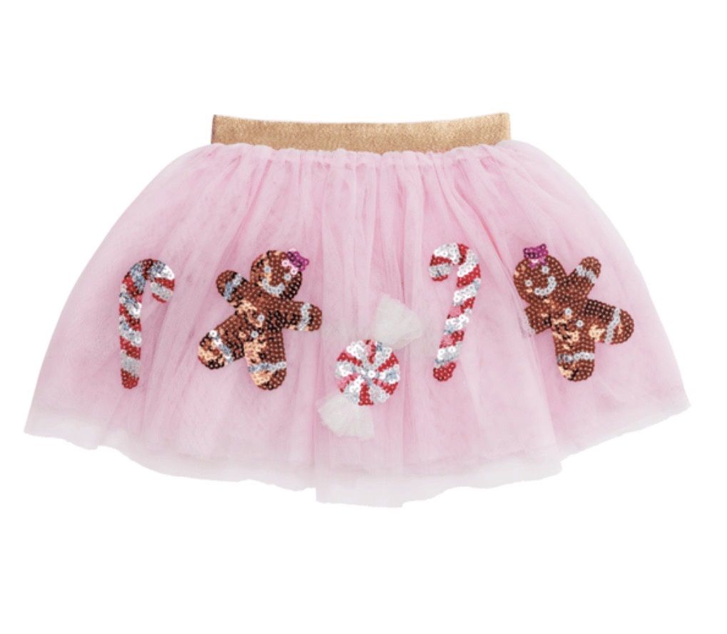 Candy Cane Tutu, Color: Pink, Size: SM (12M-2T)
