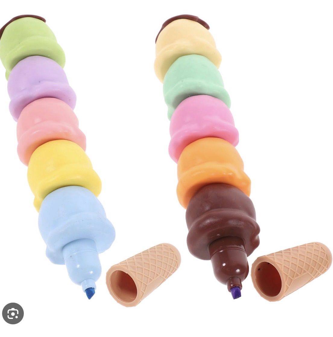 Stackable Markers - Ice Cream, Style: Ice Cream