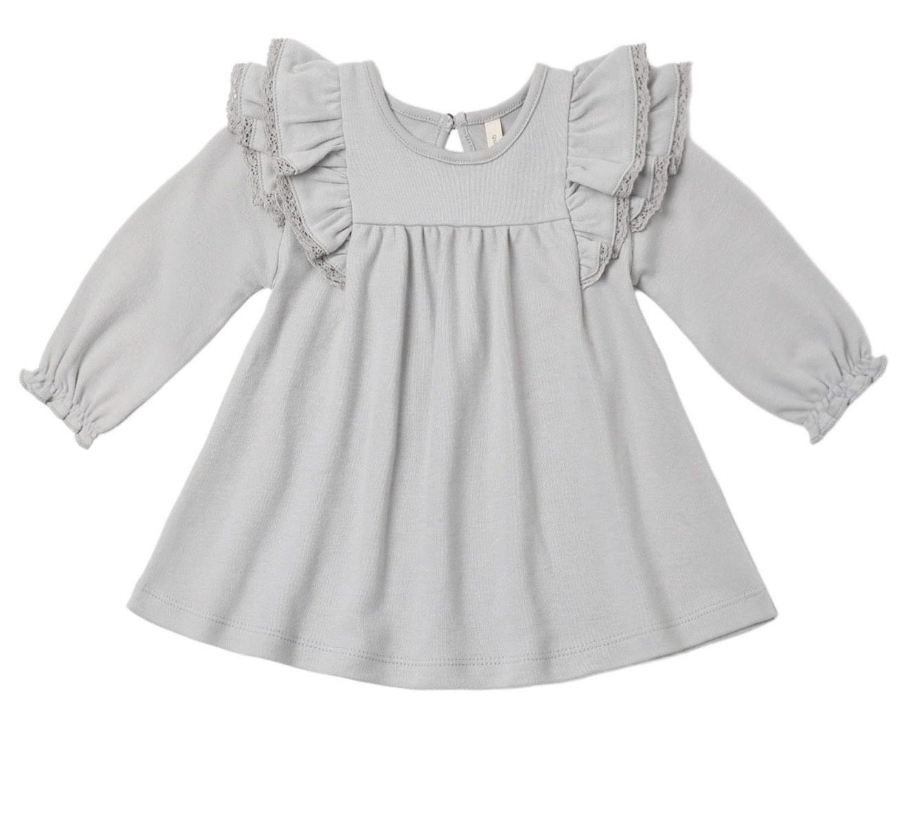 Clara Flutter Dress, Color: Cloud, Size: 0-3M