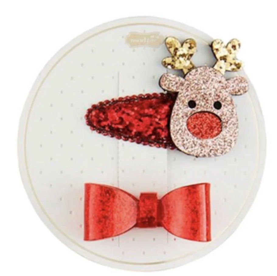 Rudolf Two-Piece Hairclip Set