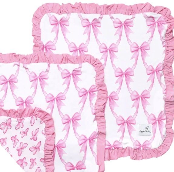 Bamboo Lovey Set - Bows