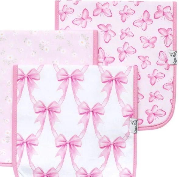 Burp Cloths - Bows