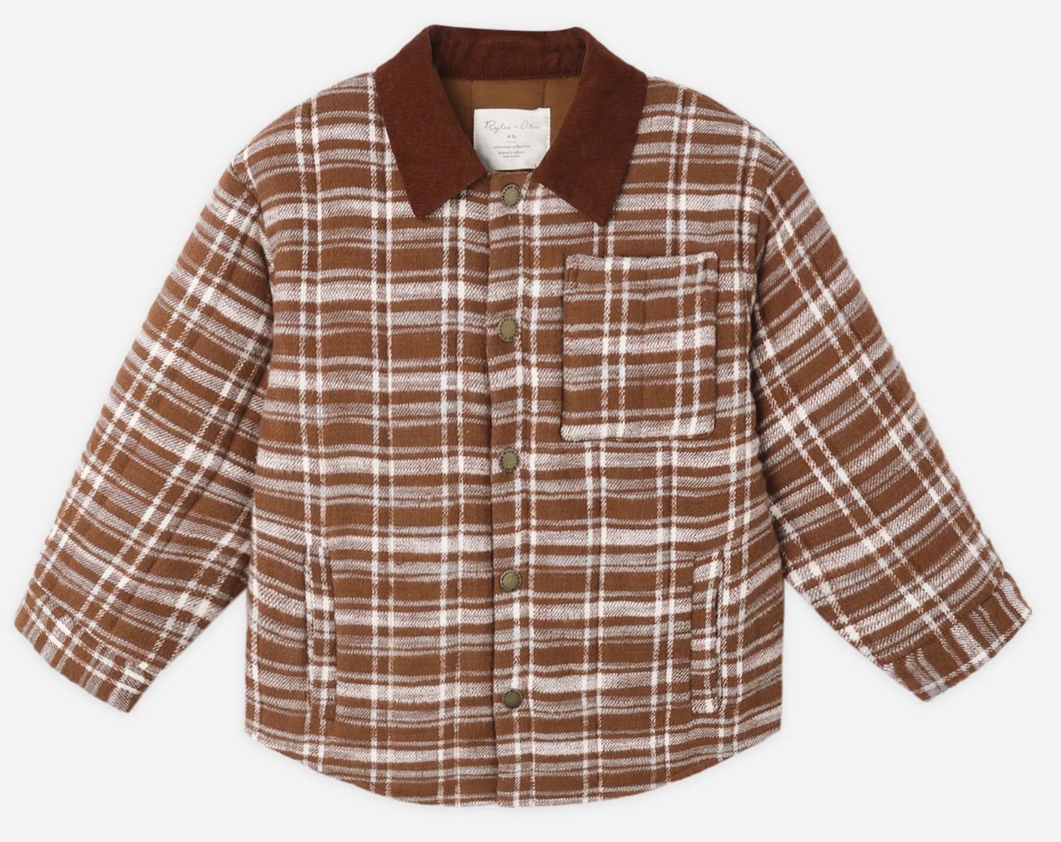 Johnny Nashville Jacket, Color: Aspen Plaid, Size: 12-18M