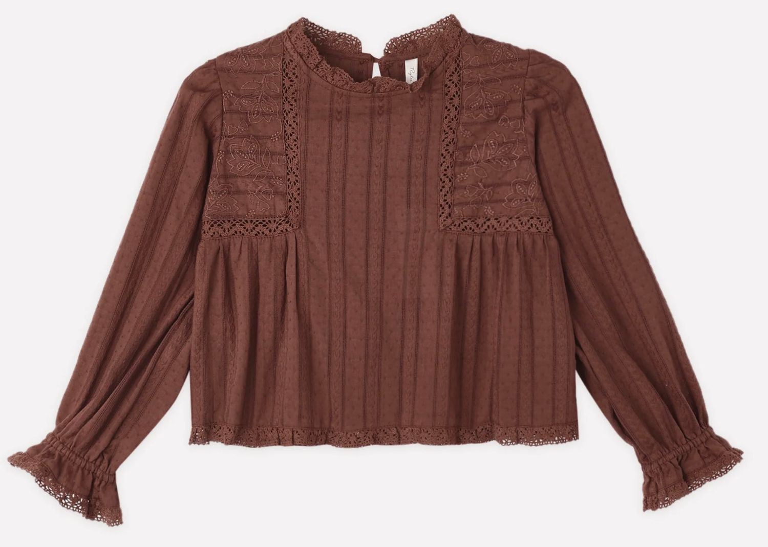 Cecile Blouse, Color: Mulberry, Size: 2-3Y