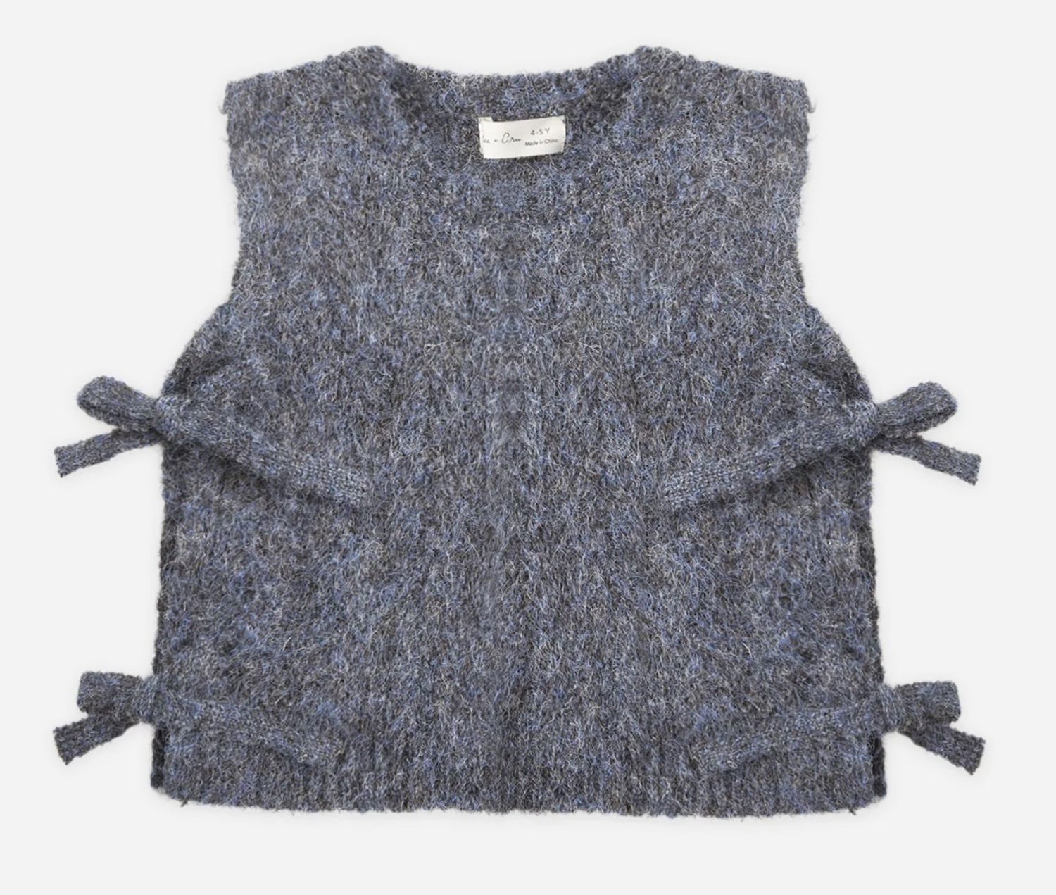 Bailey Bow Sweater Vest, Color: Midnight, Size: 2-3Y