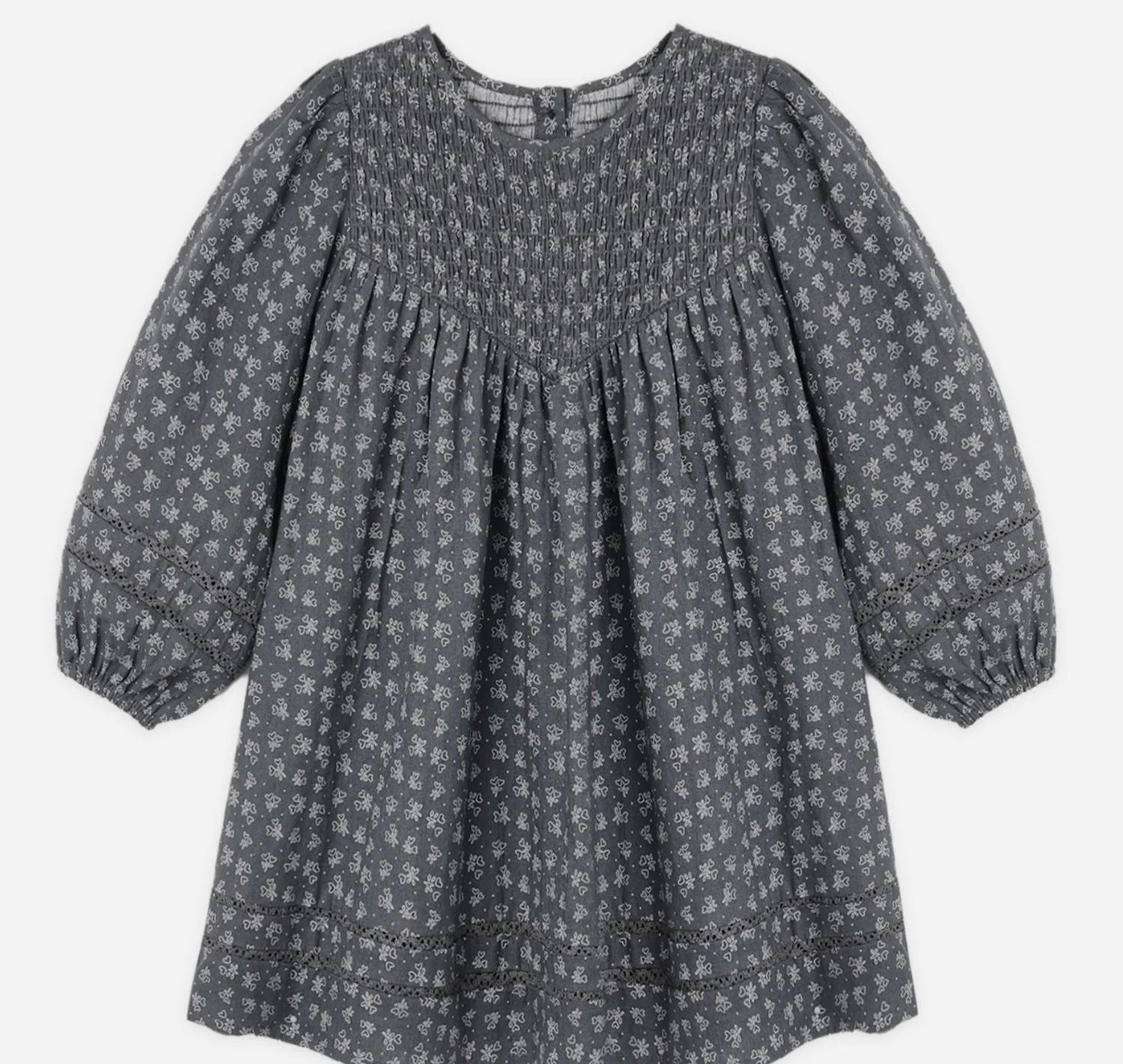 Selene Heart Dress, Color: Blue, Size: 6-7Y