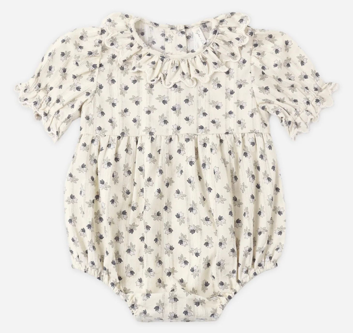 Liv Vintage Romper, Color: Vintage Cream, Size: 3-6M