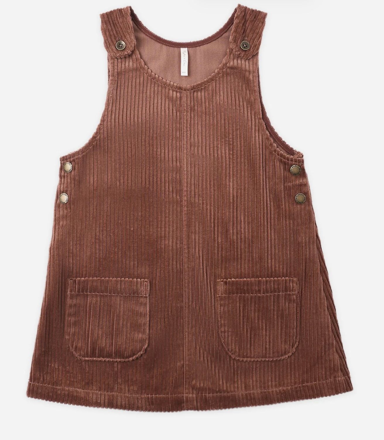 Odette Overall Dress, Color: Mulberry, Size: 2-3Y