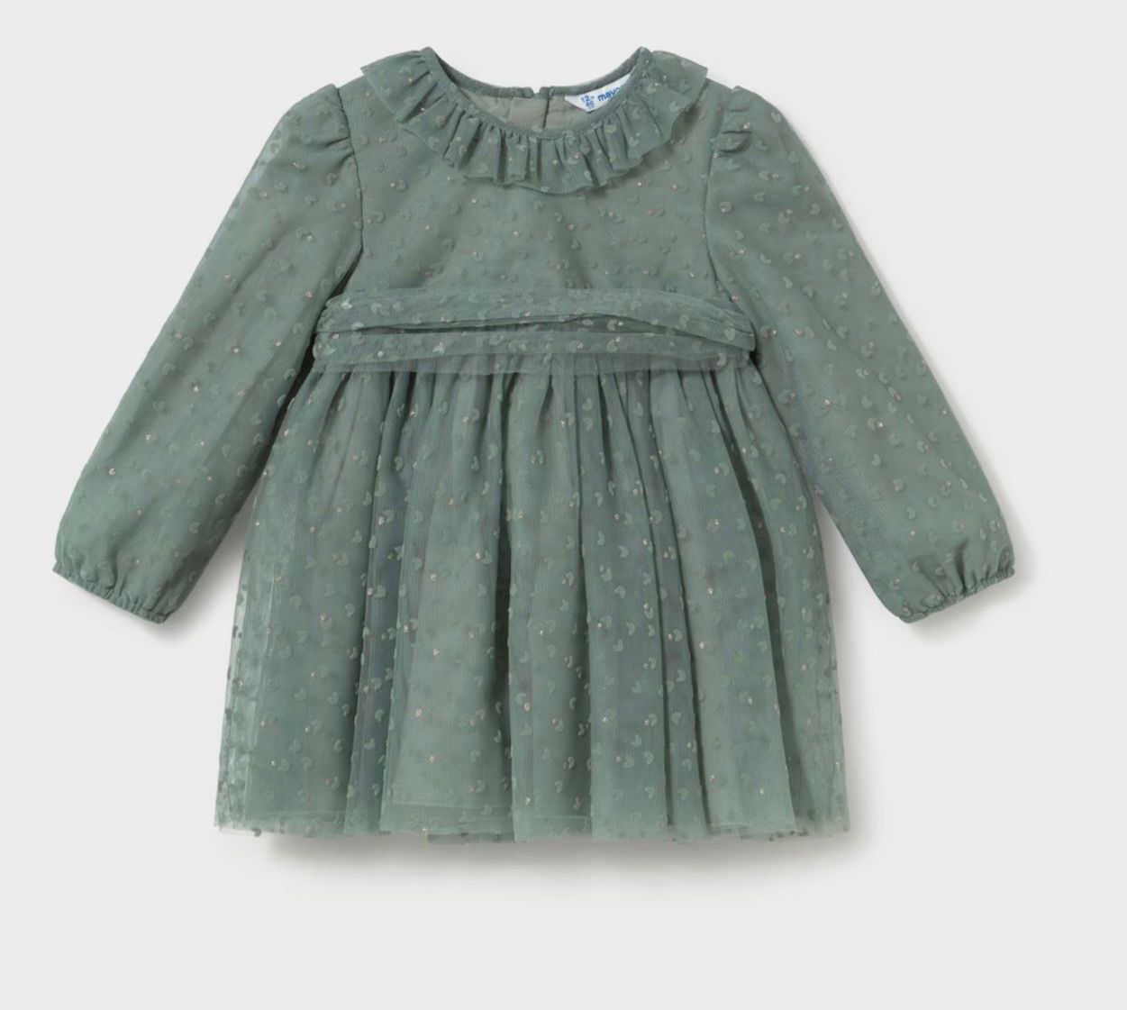 Brandi Tulle Dress, Color: Sage, Size: 6M