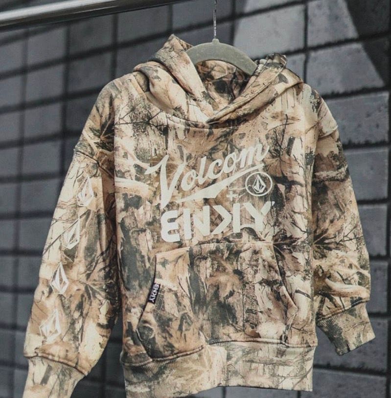 Volcom Leaves and Limbs Hoodie, Color: Camo, Size: 6-12M