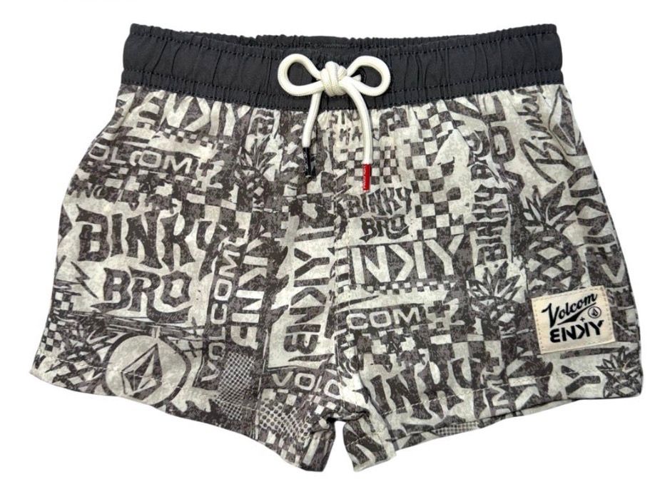 Volcom Swim Shorts - Natural, Color: Camo, Size: 6-12M