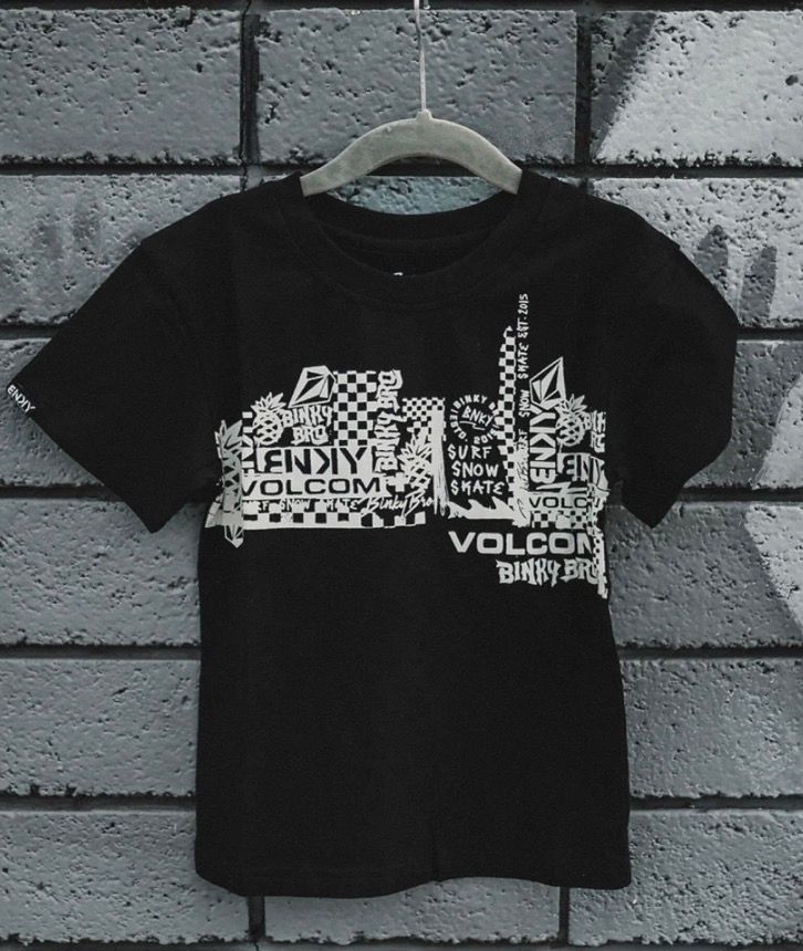Volcom City T-Shirt, Color: Black, Size: 6-12M