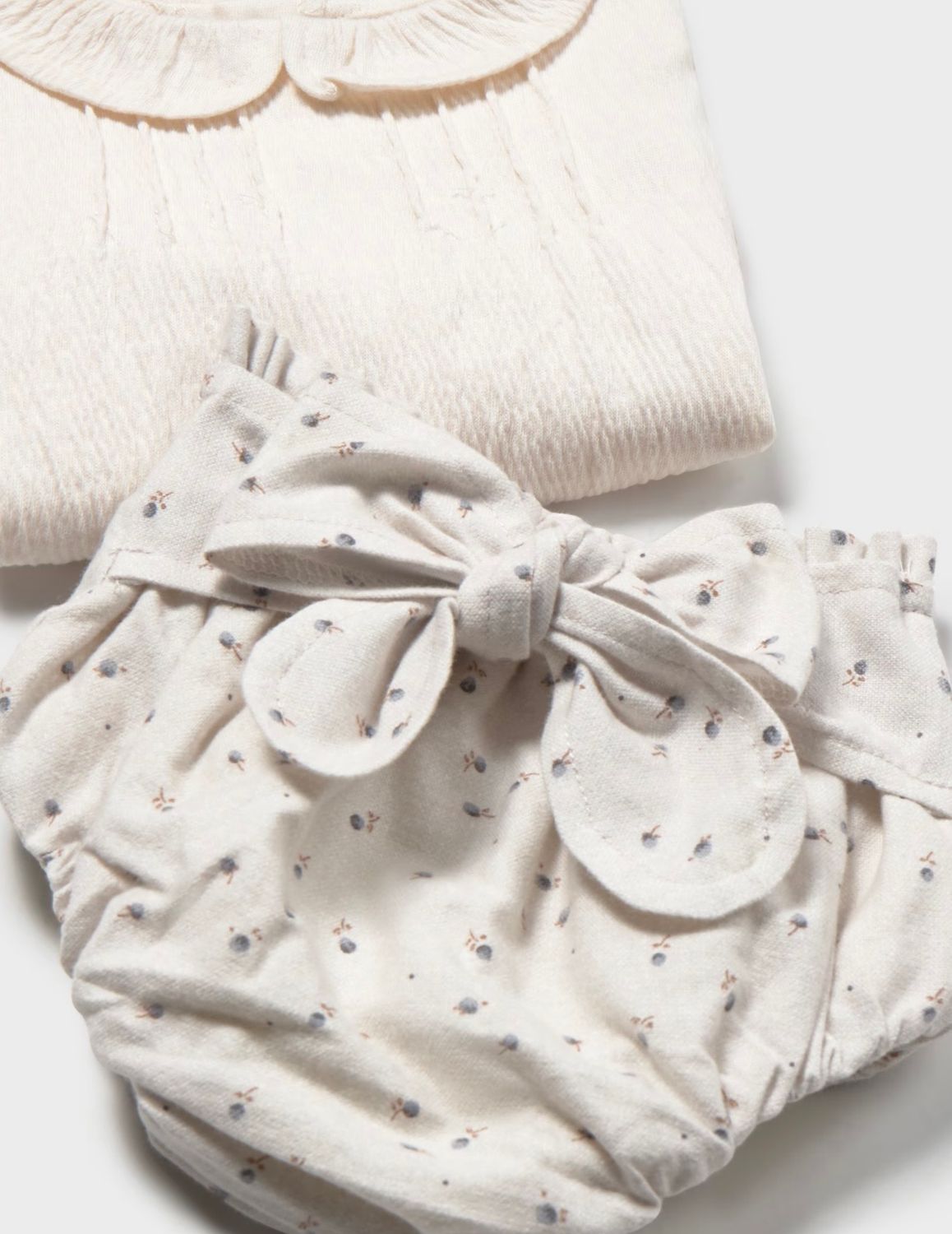Nicole 3-Piece Set, Color: Cream, Size: 1-2M