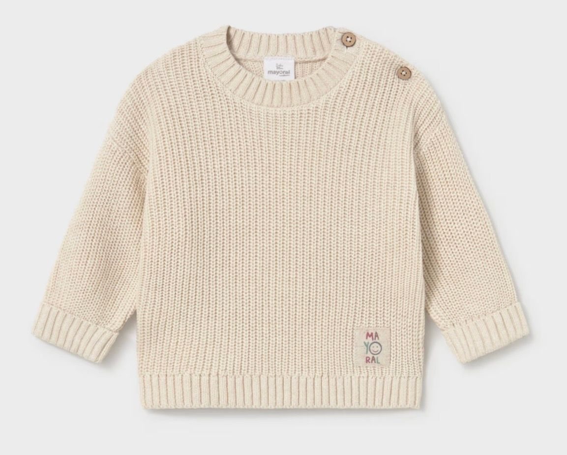 Seth  Sweater, Color: Cream, Size: 1-2M