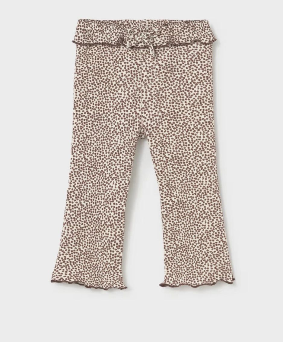 Cheetah Ruffle Leggings, Color: Cheetah, Size: 6M