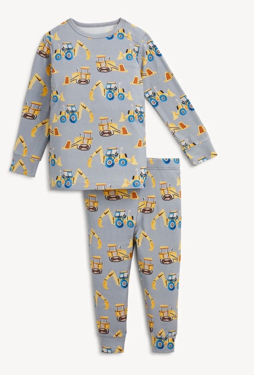Dozer PJ Set, Color: Dozer, Size: 2T