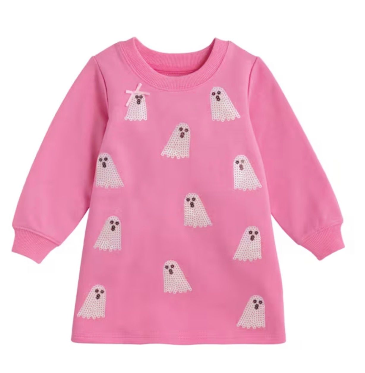 Sequin Ghost Sweater Dress, Size: Small 12-18M